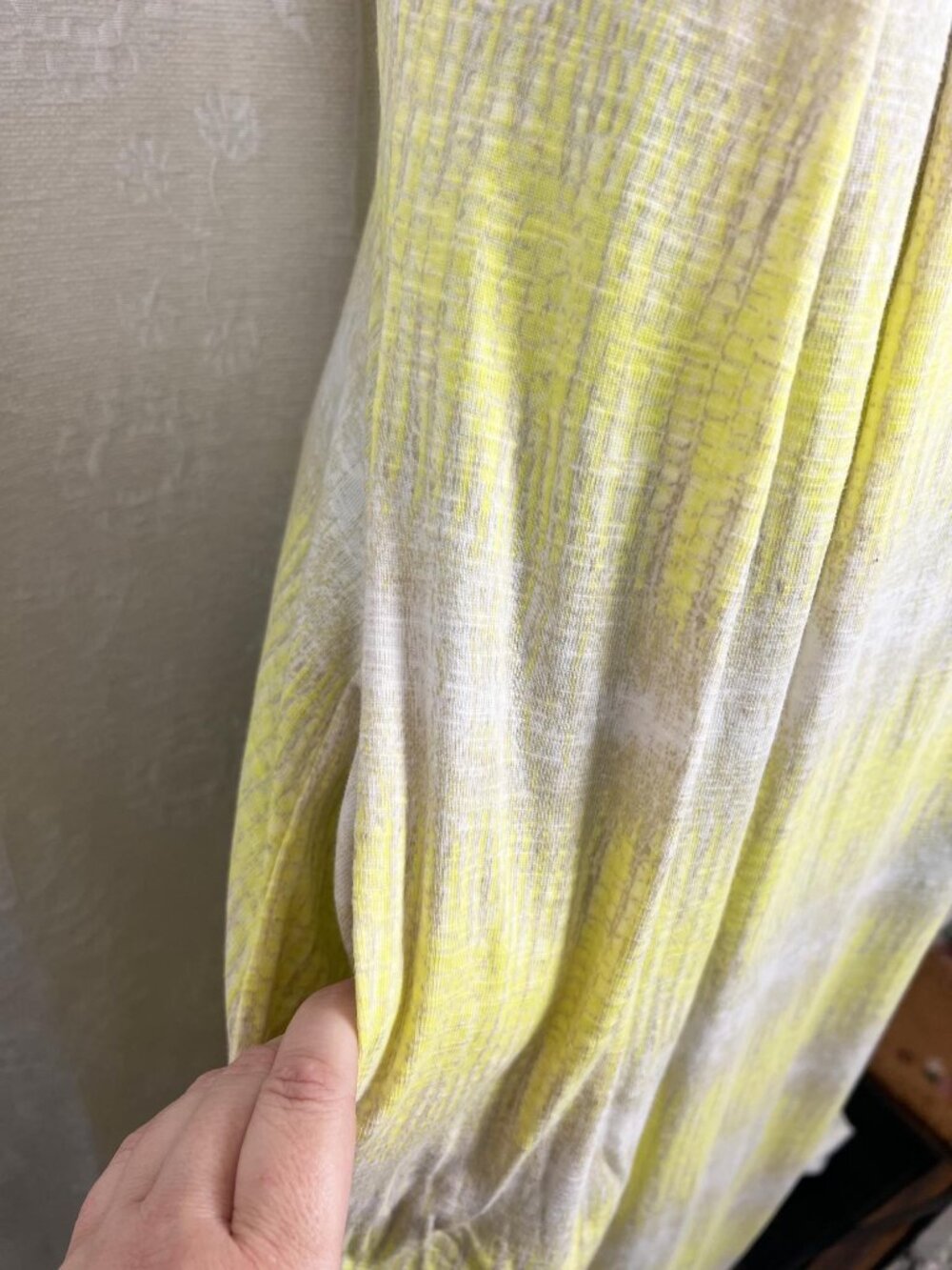 Suno yellow stripe racerback maxi dress cotton knit summer tropical beach travel - Picture 3 of 7